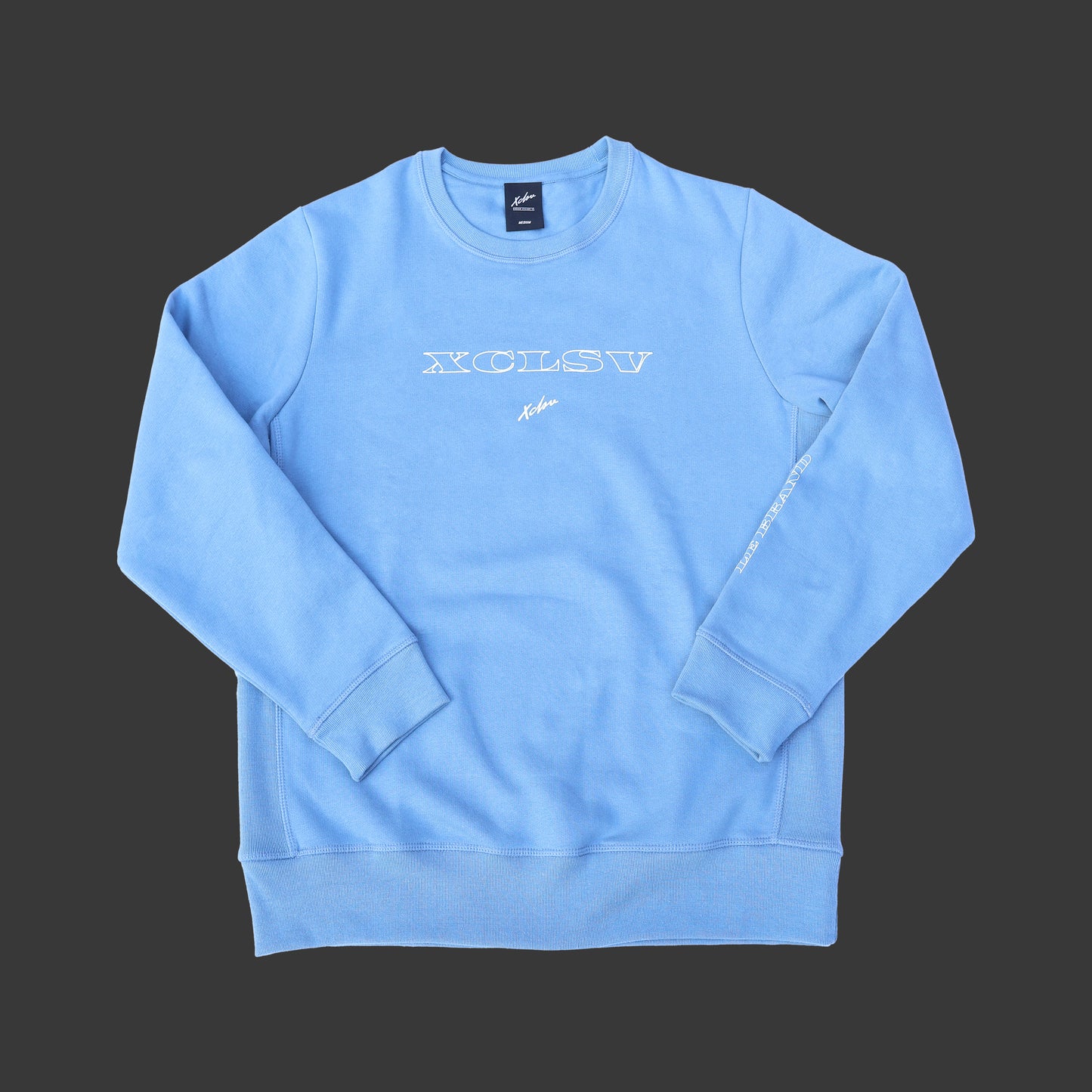 Le Crew Sky Blue Oversized Crewneck