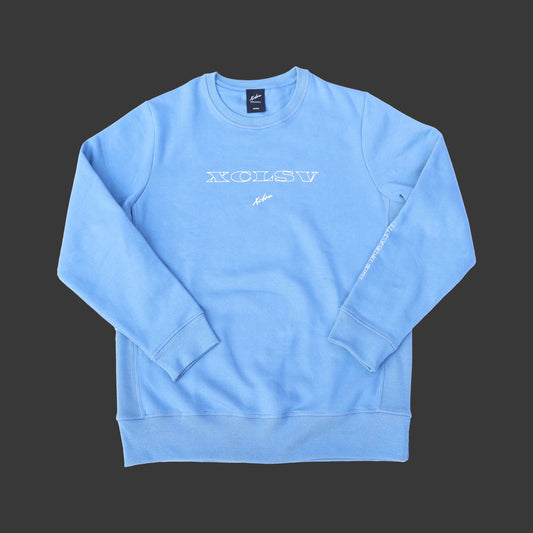 Le Crew Sky Blue Oversized Crewneck