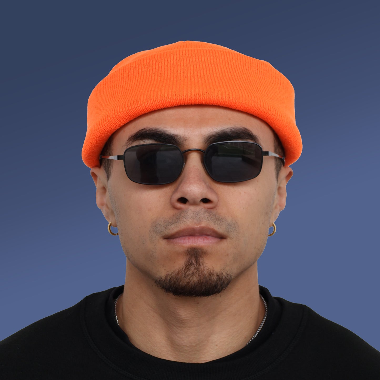 Orange Le Crew Mid Cuff Beanie